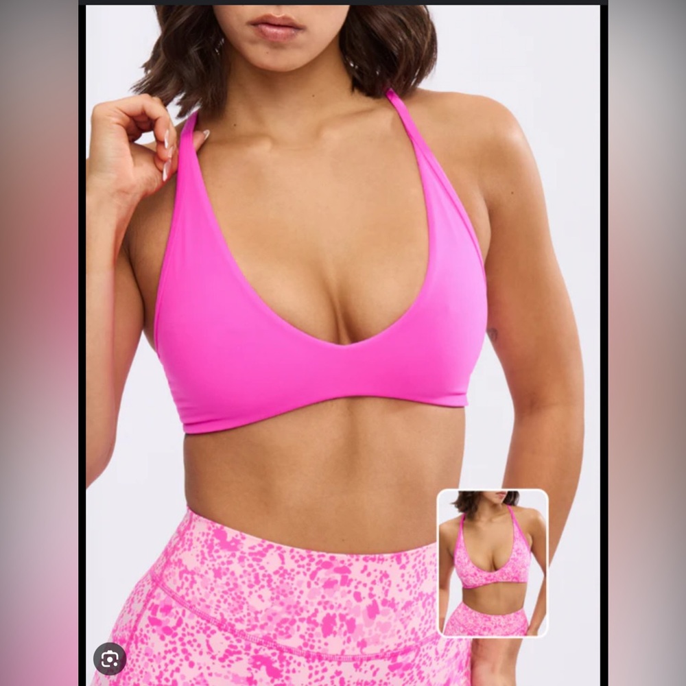 Buff Bunny Girlfriend Reversible Sports Bra Candy Crush/pink size small